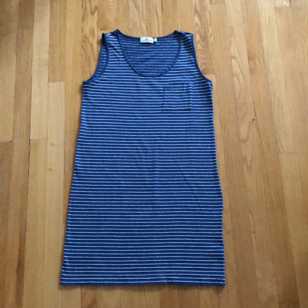 Vineyard Vines tank dress in beautiful blue size S